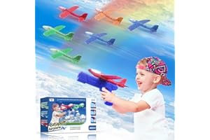Sugar Kee Flugzeug Spielzeug, Wurfgleiter Styroporflieger Katapult Pistole