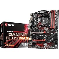 MSI B450 GAMING PLUS MAX Motherboard ATX, AM4, DDR4, LAN, USB 3.2 Gen2, M.2, MYSTIC Light Sync, HDMI, DVI-D, AMD RYZEN…