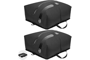 Vakuumbeutel für Kleidung Wiederverwendbar TPU Vakuumierbeutel mit Luftdichtem Ventil Reise Nylon Organizer mit Wasserdichtem Reißverschluss Luftdichte Packwürfel für Koffer Rucksack Handgepäck