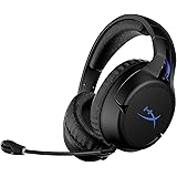 HyperX Cloud Flight – Cuffie per il gaming wireless per PS5 e PS4, autonomia massima di 30 ore, cuffie in memory foam con sim