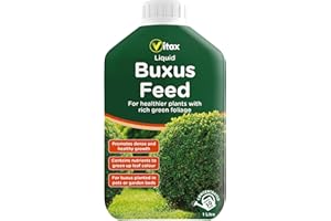 AXPOWER INSPIRATIONAL TECHNOLOGY EMPOWERING PEOPLE Buxus Feed Liquid – 1L, Liquid Fertiliser for Healthy Boxwood Growth, Promotes Lush Green Foliage, Ideal for Box Hedges, Topiary, and Shrubs, Enhances Plant Vitality and Growth – Pack of 1