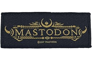 MY CHEMICAL ROMANCE Mastodon Logo Unisex Patch Mehrfarbig, Band-Merch, Bands
