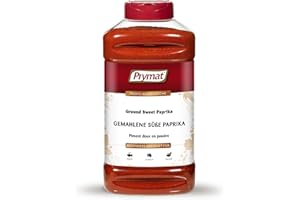 ‎PRYMAT Prymat Süßes Paprikapulver 720g – Mild-aromatisches Gewürz für Fleisch, Gemüse, Eintöpfe, Gulasch, Saucen, Marinaden & Aufläufe – fein gemahlen, kräftige Farbe – luftdicht verpackt