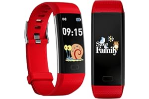 SAVEFAMILY RELOJES CON GPS SaveFamily Kids Band. Pulsera de Actividad para niños. Monitor de Salud, Sueño, Temperatura, 16 Modos de Deporte, Fotos a Distancia. Reloj Actividad niños con Fondos Personalizables