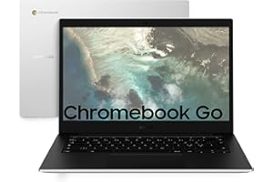 Samsung Galaxy Chromebook Go, 3 anni di garanzia, Chrome OS, Display Screen 14” HD LED, RAM 4GB, Memoria 64 GB, USB-C, Silver [Versione Italiana]