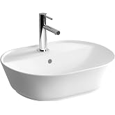 VitrA Geo 7428B003-0001 Oval &Ccedil;anak Lavabo, 55 cm, Beyaz