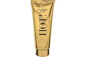 Australian Gold - Hot, Crema Antiossidante per pelli scure acceleratore di abbronzatura (250 ml)