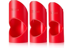 ColumPRO 3PCS Burr-Free Pipe Lagging Insulation Foam Cutting Tool with 15mm, 22mm & 28mm, Unbreakable Nylon Hard Plastic Material for Foam Cutting