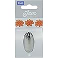 PME JEM Drop Flower Piping Nozzle no. 1E, Silver