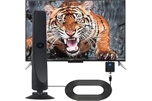 ATIBI DVBT2 Antenne Wavemax Festberg Hitenna TV Antennes,Rewave Antenna 2025,Antenne für den Innenbereich mit starkem Signal, 30dBi Smart-TV-Antennens für den Außenbereich HD/4K (154-F2)