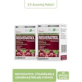 Suda Vitamin Resveratrol 200 mg, 60 Kaps&uuml;l, 2 Adet, Mineral ve Vitaminler