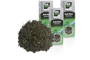 EGUIA Tealand | Te verde menta arabe, Hojas Sueltas | Pack de te moruno marrakech a granel | 3 x 100 gr