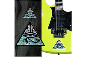 INLAYSTICKERS Inlay Stickers pour guitares & basses - Pyramid Eye (2 pièces), B-292PE