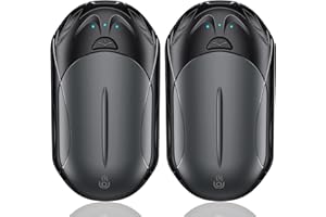 2 Pack Calentador de Manos Recargable OUTJUT 6000mAh Calienta Manos Calienta Manos Electrico Portátil 3 Modos de Calor Regalos para Raynauds, Golf, Camping, Senderismo