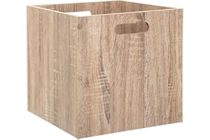 5 FIVE SIMPLY SMART Five - Boîte de Rangement en Bois Naturel cm