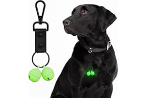 WHIMSII Campanelli per collare per cani, campanelli luminosi extra forti per cani e gatti, per tracciare e salvare animali selvatici e uccelli, campanelli in rame resistenti.