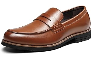 Bruno Marc Men's Slip-on Loafers Shoes and Leather Shoes Dress UK Man's Dress Shoes Casual and Comfortable Penny Loafer for Driving and Walking in Business, Party and Wedding