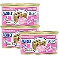 ABRO Car Air Fresheners: Canned, Spill Proof Airfreshener for Home, Office, or Car Accessories Interior, Lasts Up to 60 Days - 3 Pack Bubble Gum Scent