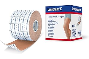 BSN Medical Leukotape K - Cinta adhesiva color piel, 5 cm