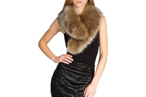 Caspar STO001 Damen Kunst Pelzkragen