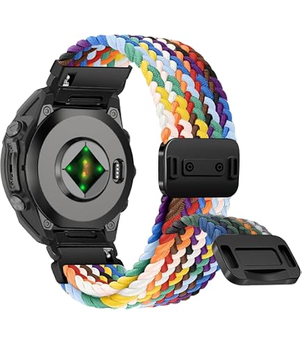 22mm Quickfit Nylon-Armband Für Garmin Uhren (Fenix 7/6, Epix, Instinct 2) - Magnetisch, Orange