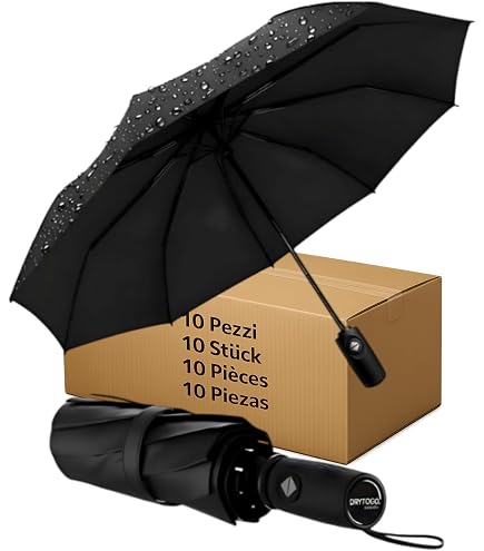 SJHAZSL Ombrello Personalizzato con Foto, con Pulsante di Apertura Automatica, Pieghevole Portatile Autoumbrella, per Uomini, Donne e Famiglia Personalizzati Pioggia Sole