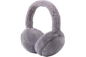 XIAOHAWANG Dziewczęce zimowe nauszniki dla chłopców, ciepłe, długie pluszowe, ocieplacze na uszy, odporne na zimno, składane, dla dzieci i kobiet