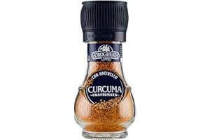 La Drogheria 1880, Linea Macinelli, Curcuma Frantumata, Insaporitore per Piatti, Gusto Amarognolo e Leggermente Pungente, Formato da 48 gr