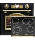 Kaiser Induktions Herd-Set EH 6355 Em+KCT 6185 IEm, Retro Elektro