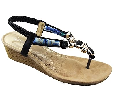 diamante wedge wedding shoes