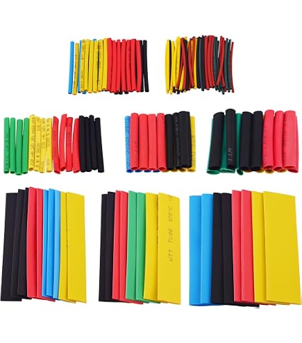 Tubo termorestringente in poliolefina 2:1, 1 m, diametro 1, 2, 3, 4, 5, 6, 7, 8, 9, 10, 12, 16, 20, 25, 30, 40, 50 mm, isolato, arancione, 8 mm, 1 metro