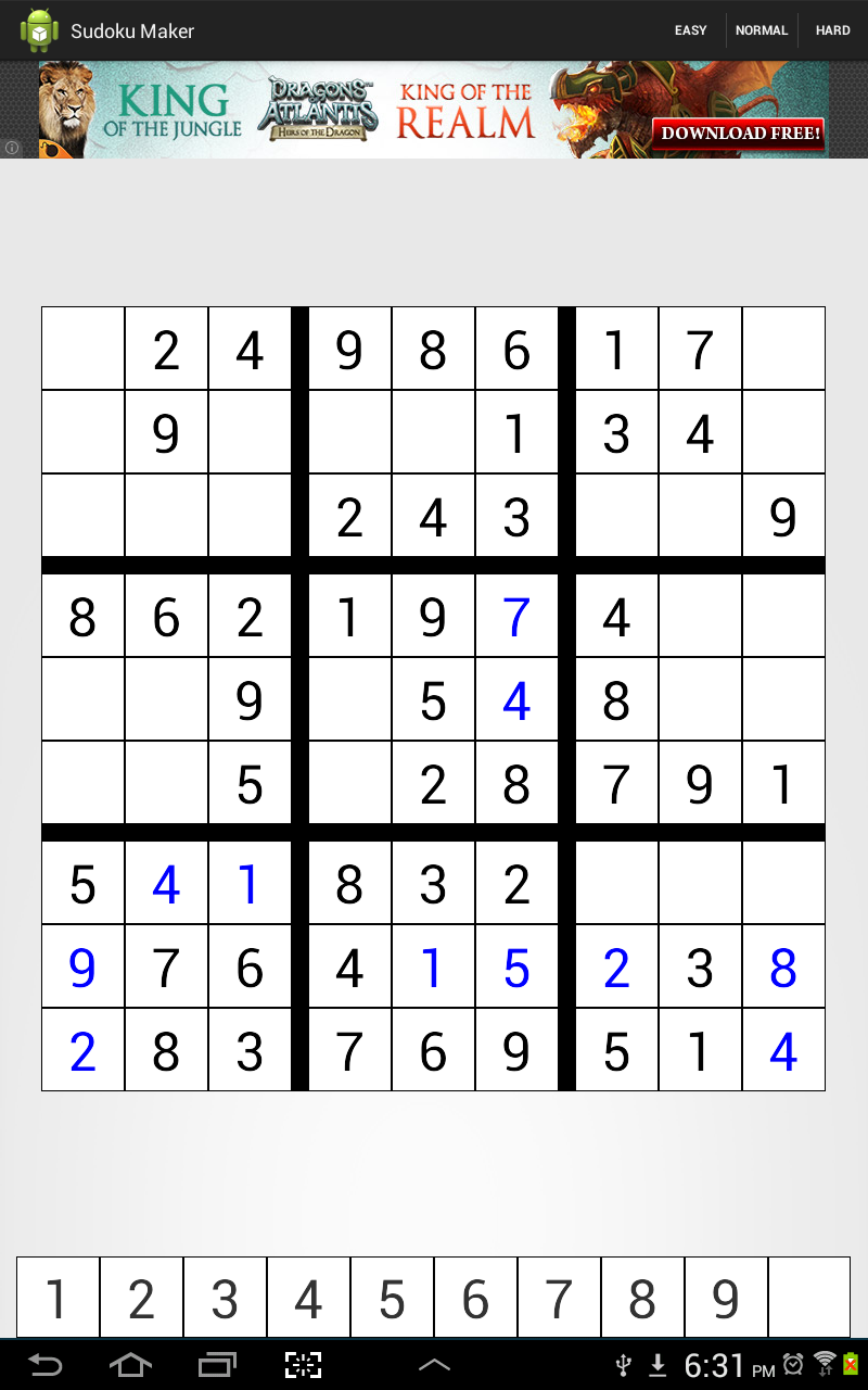 Sudoku Maker FREE Amazon.de Apps für Android