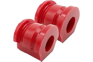PSB PROBLEM SOLVING BUSHINGS WWW.PSBUSHINGS.COM PSB Bushings - Front Anti Roll Bar - 20mm ID Polyurethane Bushing Kit - Compatible With Audi/ Seat/ Skoda & VW 1999 - 2019, red