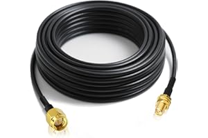 BINGFU SMA Kabel 5G 4G LTE Verlängerungskabel, 10m SMA Stecker auf Buchse RG174-Antennenkabel kompatibel mit 4G LTE-Router Gateway Modem Mobilfunk SDR-Dongle-Empfänger