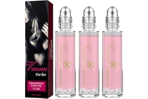 LAMVPINY 3Pcs Parfums De Séduction Femme Hommes Parfums pour Homme Attire Femme Eau De Parfums Eau De Roll on Parfums Longue Durée 10 ML