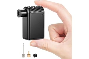 FIOAY Mini Pompa Bici Portatile,Pompa Bici Elettrica 100 PSI,Pompa Elettrica per Bicicletta con Batteria Ricaricabile 350 mAh per Tutte le Biciclette