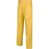WORKTEAM Multi-Pocket Work Trousers, Straight Cut, Elastic Waist, Durable Fabric, Unisex