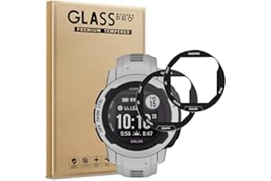 WFTE [2-Pack Protector de Pantalla para Garmin Instinct 2s,Cobertura máxima,HD Película de PAMM+PC [no Vidrio Cristal Templado] Protector de Pantalla Garmin Instinct 2s Alta Definición