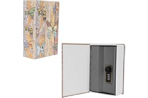 HERCHR Diversion Book Safe Storage Box,Book Safe with Combination Lock,Dictionary Diversion Moneybox Booksafe Storage Box 7.2x4.6x2.2in Secretsafe Can Portable Cash Jewelry Case