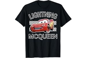Disney Pixar Cars Lightning McQueen Finish Maglietta