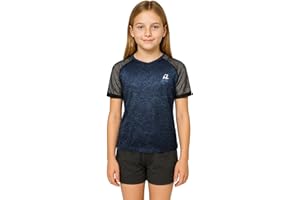 A2Z 4 Kids Girls Active Sports Raglan Short Sleeves T Shirts Athletic Soft Feel Lightweight Breathable Summer Comfortable Tank Tops Activewear T-Shirts Age 3-14 Years