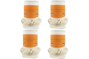 WANYIG 4 Piezas Mecha para Horno de Petróleo para Interiores, Mechas para Estufa de Queroseno, Mechas para Calentador de Petróleo Exterior (LX-65)