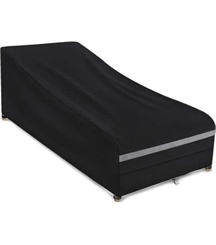 Copertura Impermeabile Per Mobili Giardino - Tessuto Oxford 420D UV E Vento, 120x90x74cm Nero