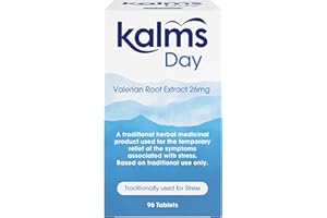 Kalms Day 96 Tablets - Traditional Herbal Medicinal Product Used for The Temporary Relief of Symptoms associated with Stress.