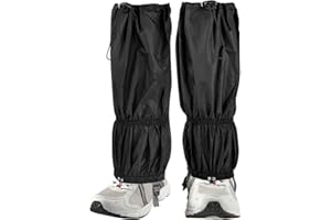 NATUCE Ghette Impermeabili,Ghette Trekking Neve, Ghette Impermeabili da Neve, Ghette Caccia Impermeabili, Ghette Coprigambe Impermeabili per Esterno, Camminata, Arrampicata, Aaccia, Campeggio