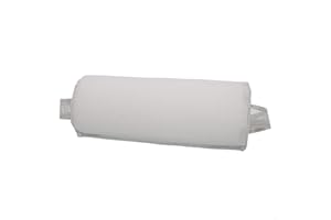 AKTIVE Coussin pour Chaise de Plage Amovible Blanc, Dimensions 35 x 14 x 5 cm, Accessoires de Plage, Articles de Plage, Oreiller Portable Amovible pour chaises de Plage (62664)