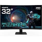 Gigabyte GS32QCA 31.5&Prime; 180Hz 1ms HDMI DisplayPort Adaptive-Sync VA Curved 2K Gaming Monit&ouml;r
