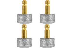 Dozylive 4 Testine di Ricambio per Smerigliatrice per Unghie per Cani, 80 Maglie per Casfuy N10, N20, N30, con Punta Diamantata, per Cani e Gatti di Taglia Piccola, Media e Grande