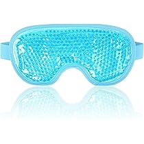Masque Pour Les Yeux Refroidissant, Masque Pour Les Yeux Réutilisable Refroidissant Chaud Masque En Gel Lunettes De Refroidissement, Gel Pour Les Cernes