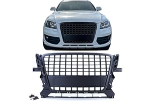 ‎CARPARTS-ONLINE Sport Kühlergrill ohne Emblem Schwarz passend für Audi Q5 8R 2008-2012